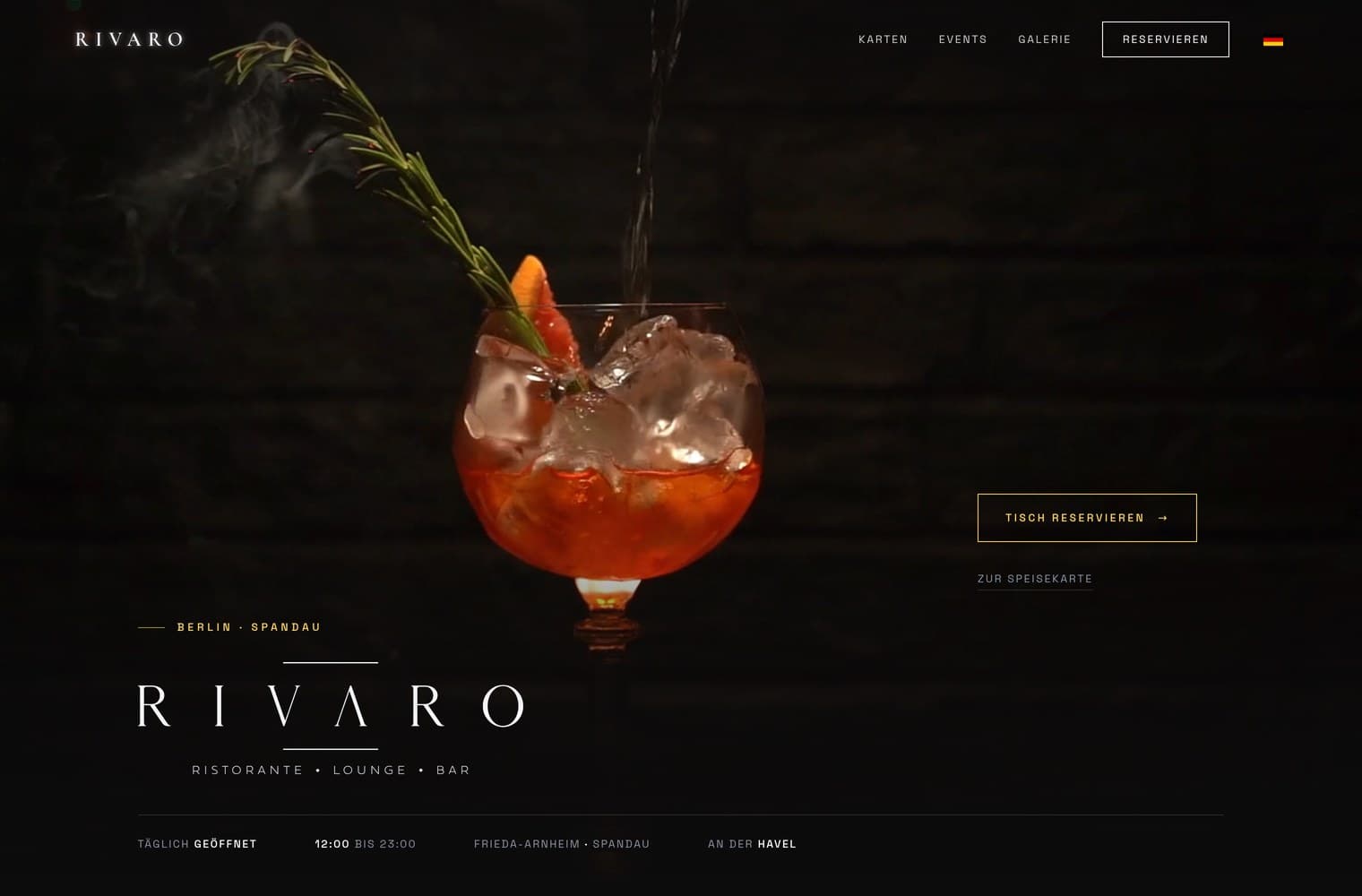 RIVARO — Ristorante · Lounge · Bar